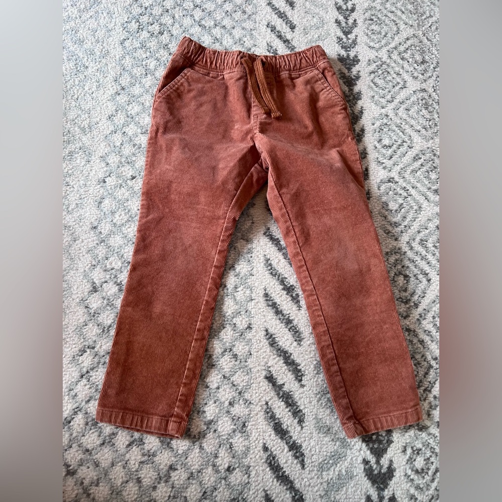 Cat & Jack Rust Corduroy Pull-On Kids Pants